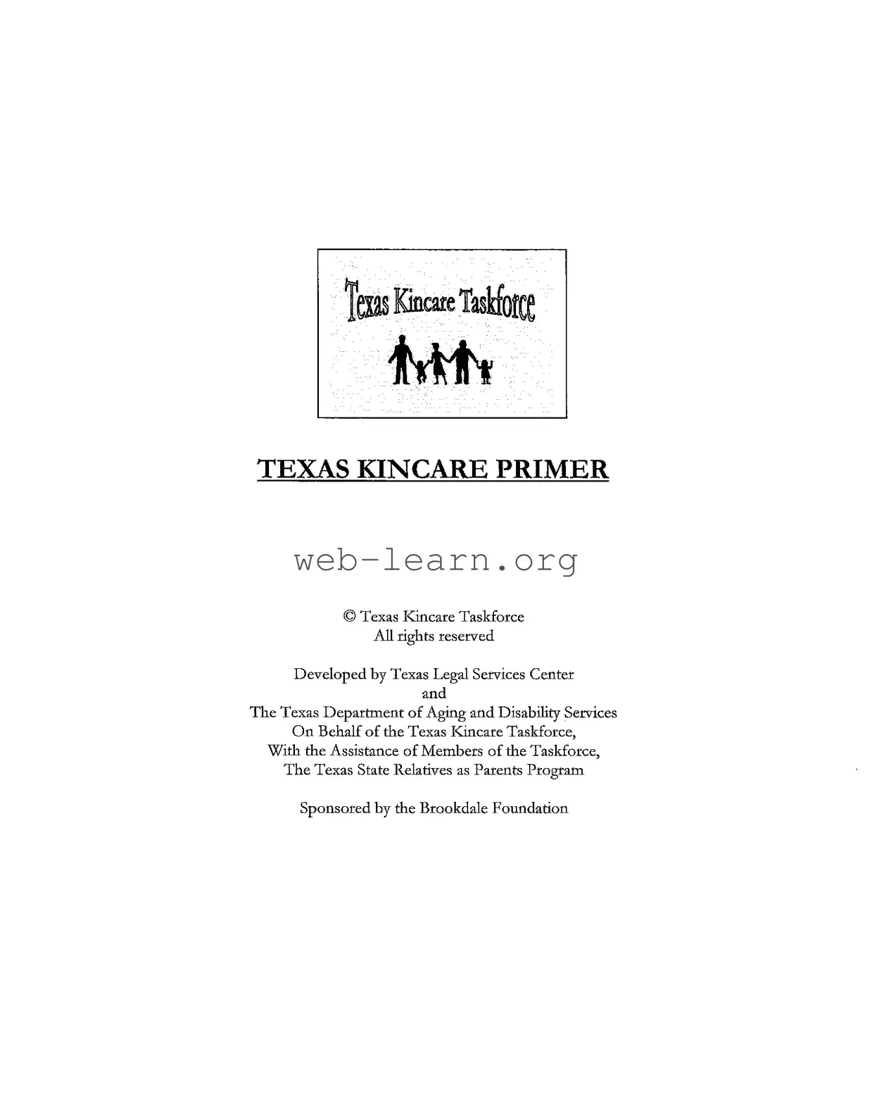 Blank Texas Kincare Primer Form